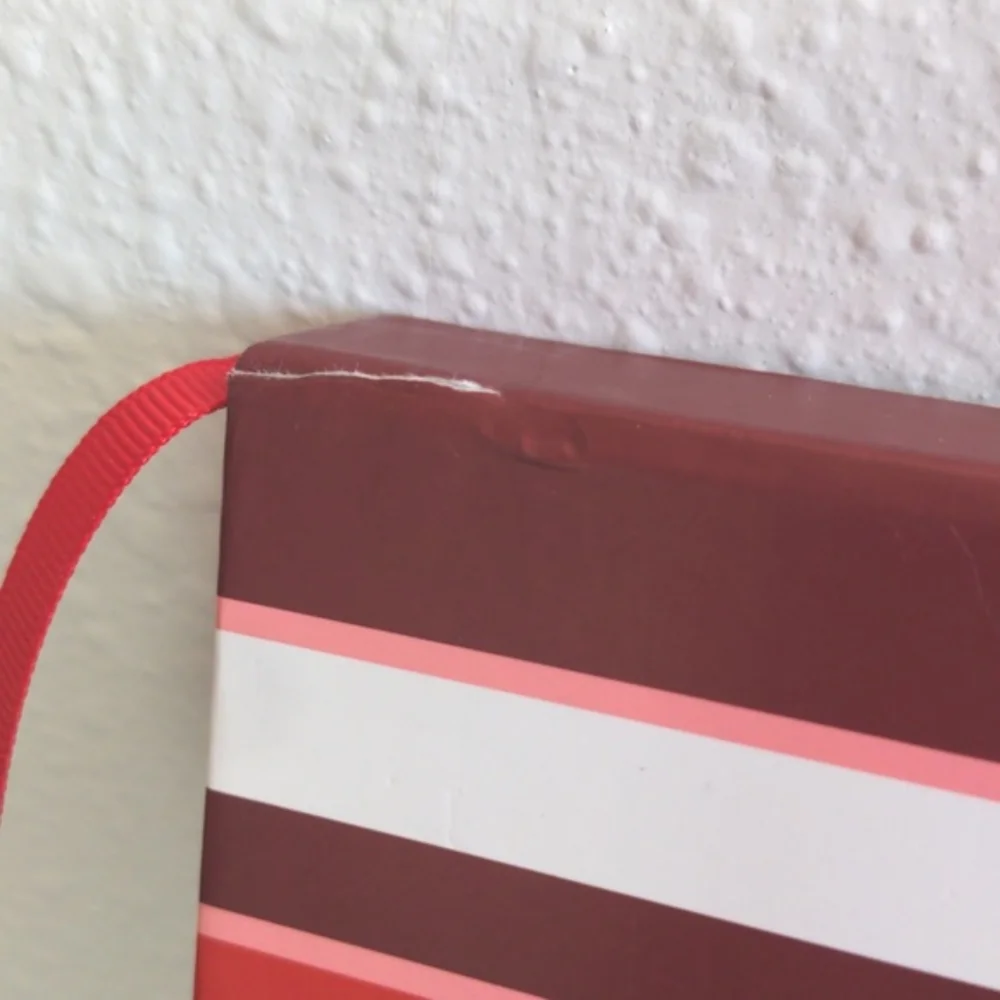 Kate Spade Jolly Stripe Memory book Christmas Holiday Scrapbook